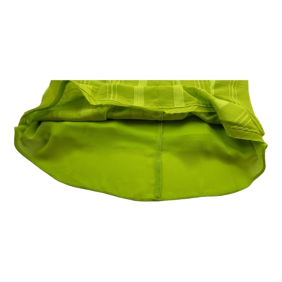 "NWT** RACHEL RACHEL ROY‎ "APRIL" LIME GREEN adjustable strap front tie Camisole - Picture 6 of 9